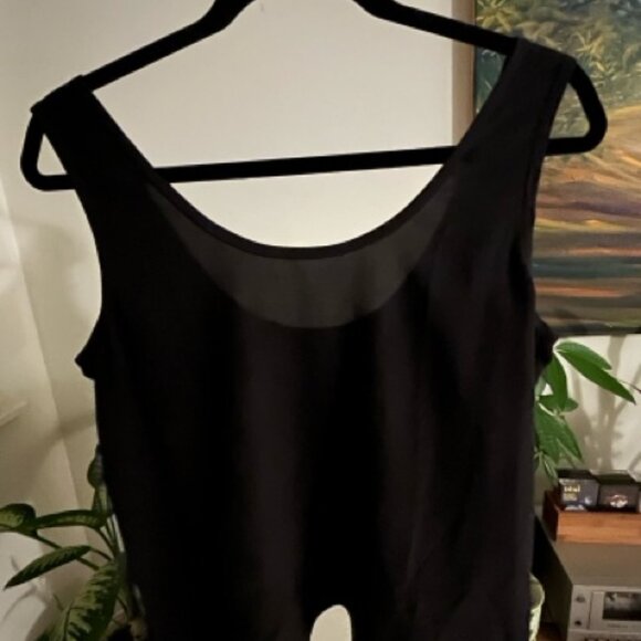 Everlane Women's Scoop Tank in Washable Silk Blouse in Black, Size 4 *Barely Wor - Picture 4 of 5